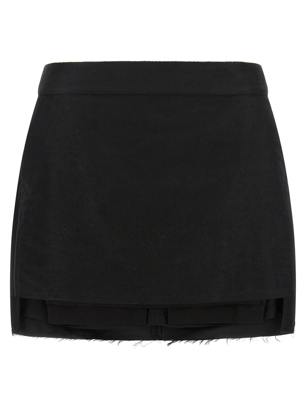 Fog Cutoff Ramie Mini Skirt