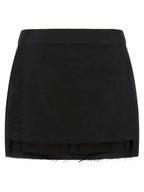 Fog Cutoff Ramie Mini Skirt