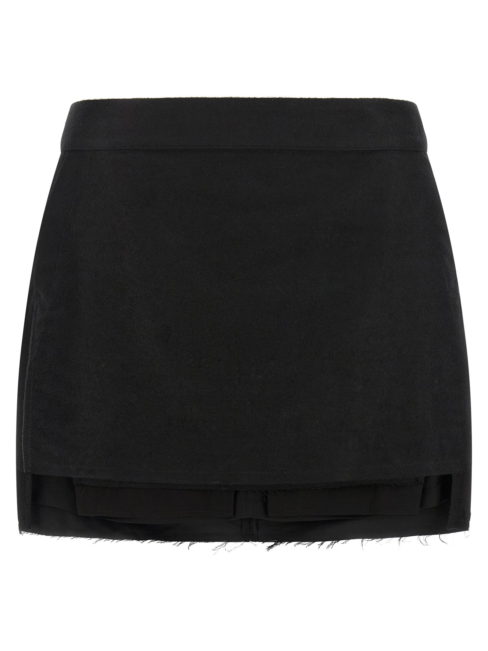 Fog Cutoff Ramie Mini Skirt