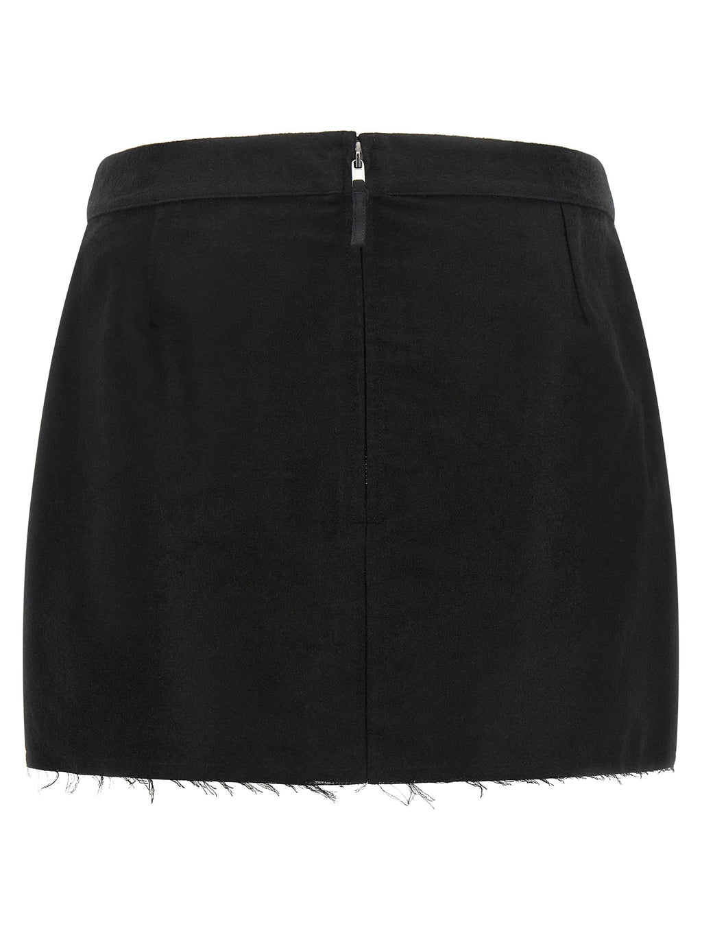 Fog Cutoff Ramie Mini Skirt