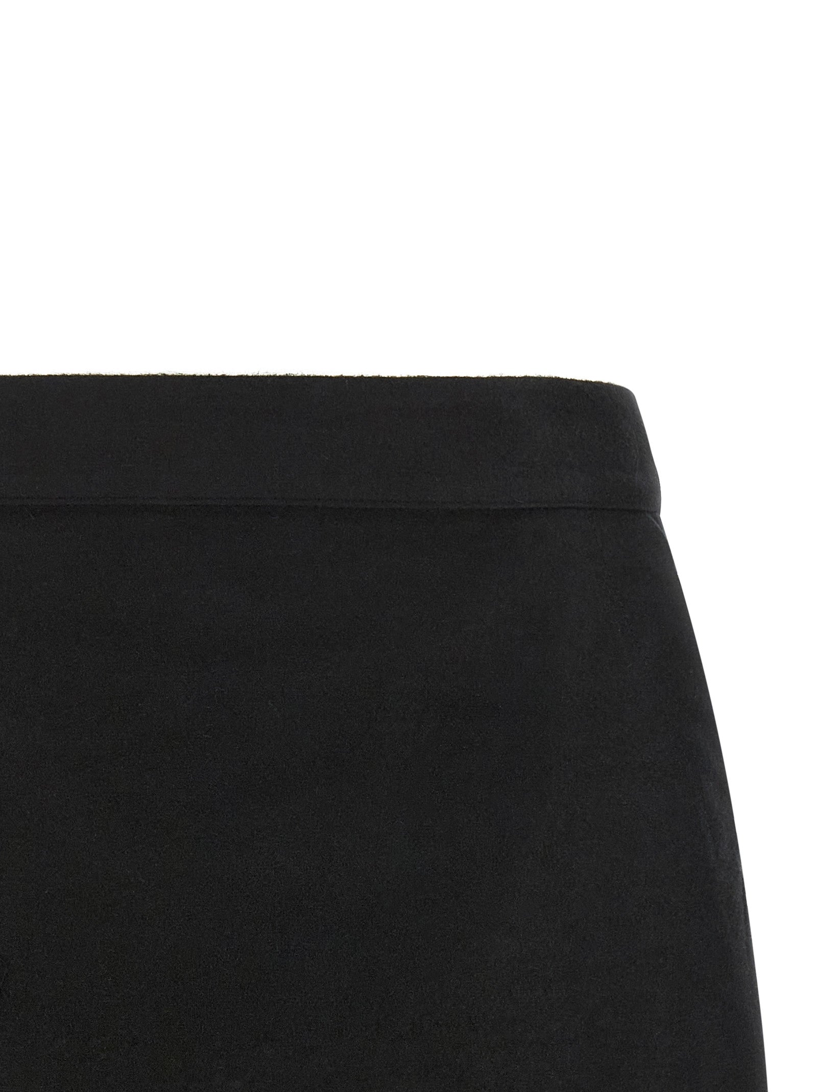Fog Cutoff Ramie Mini Skirt