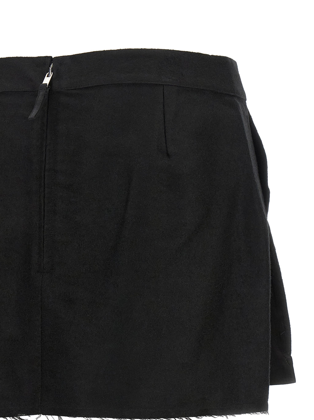 Fog Cutoff Ramie Mini Skirt