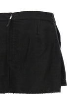 Fog Cutoff Ramie Mini Skirt