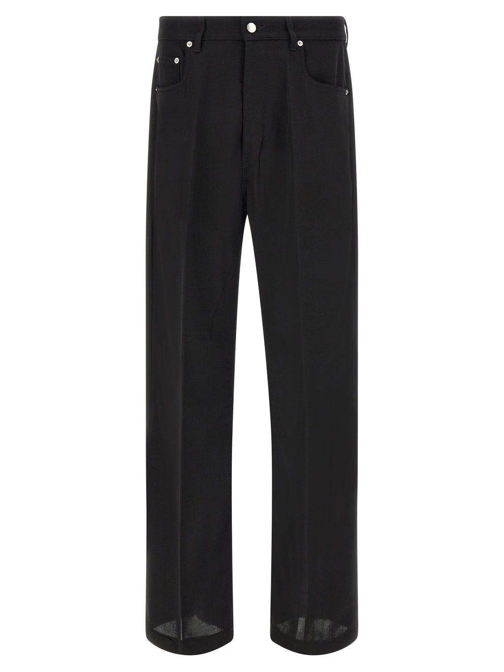 Black Cotton Relaxed Fit Geth Jeans