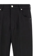 Black Cotton Relaxed Fit Geth Jeans