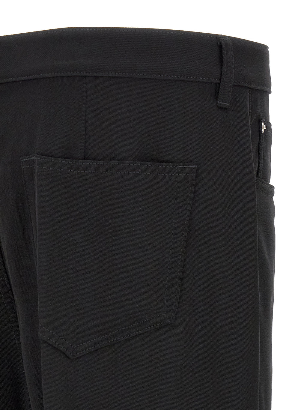 Black Cotton Relaxed Fit Geth Jeans