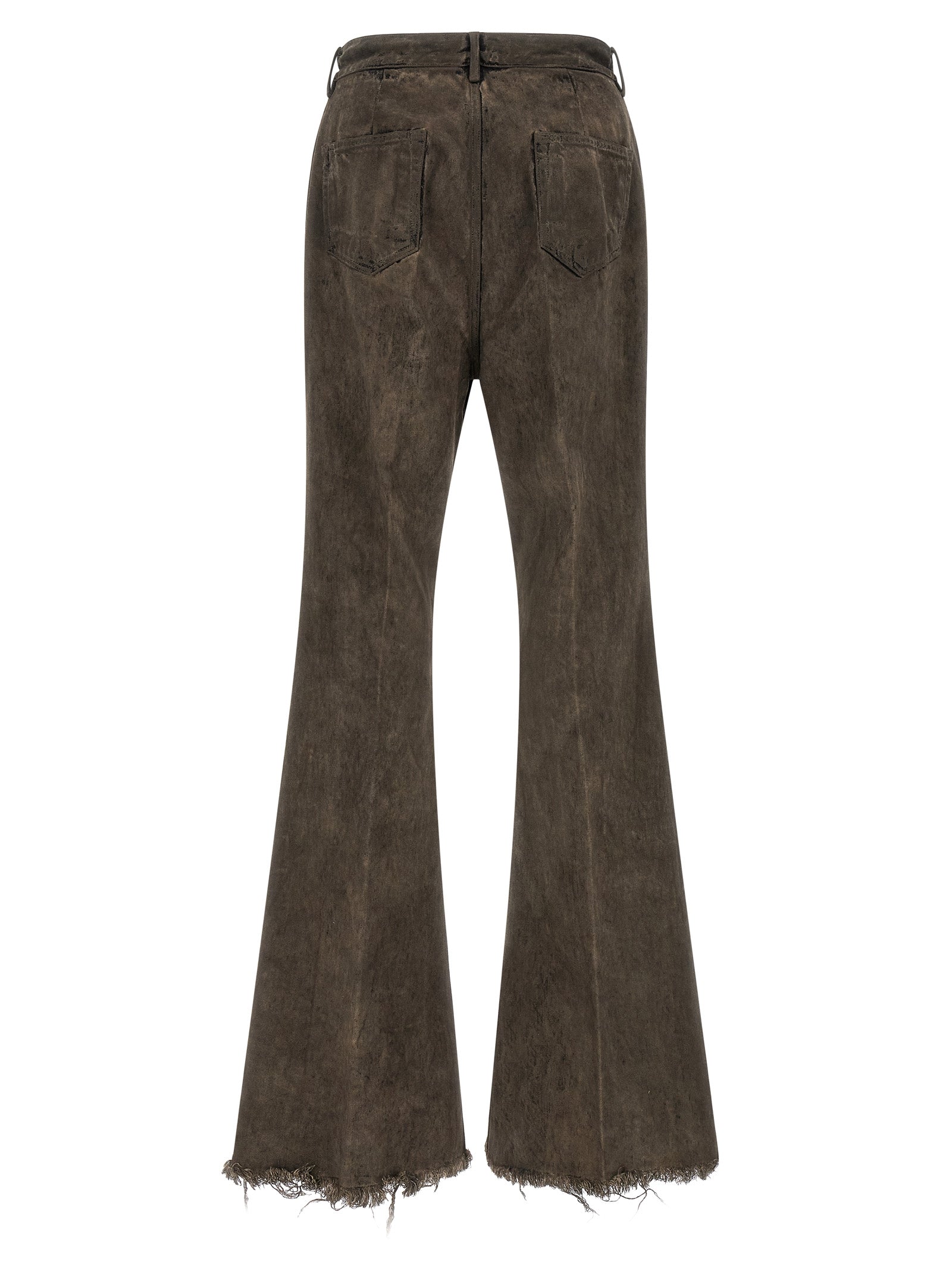 Gray Cotton Bolan Bootcut Jeans