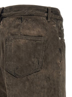 Gray Cotton Bolan Bootcut Jeans