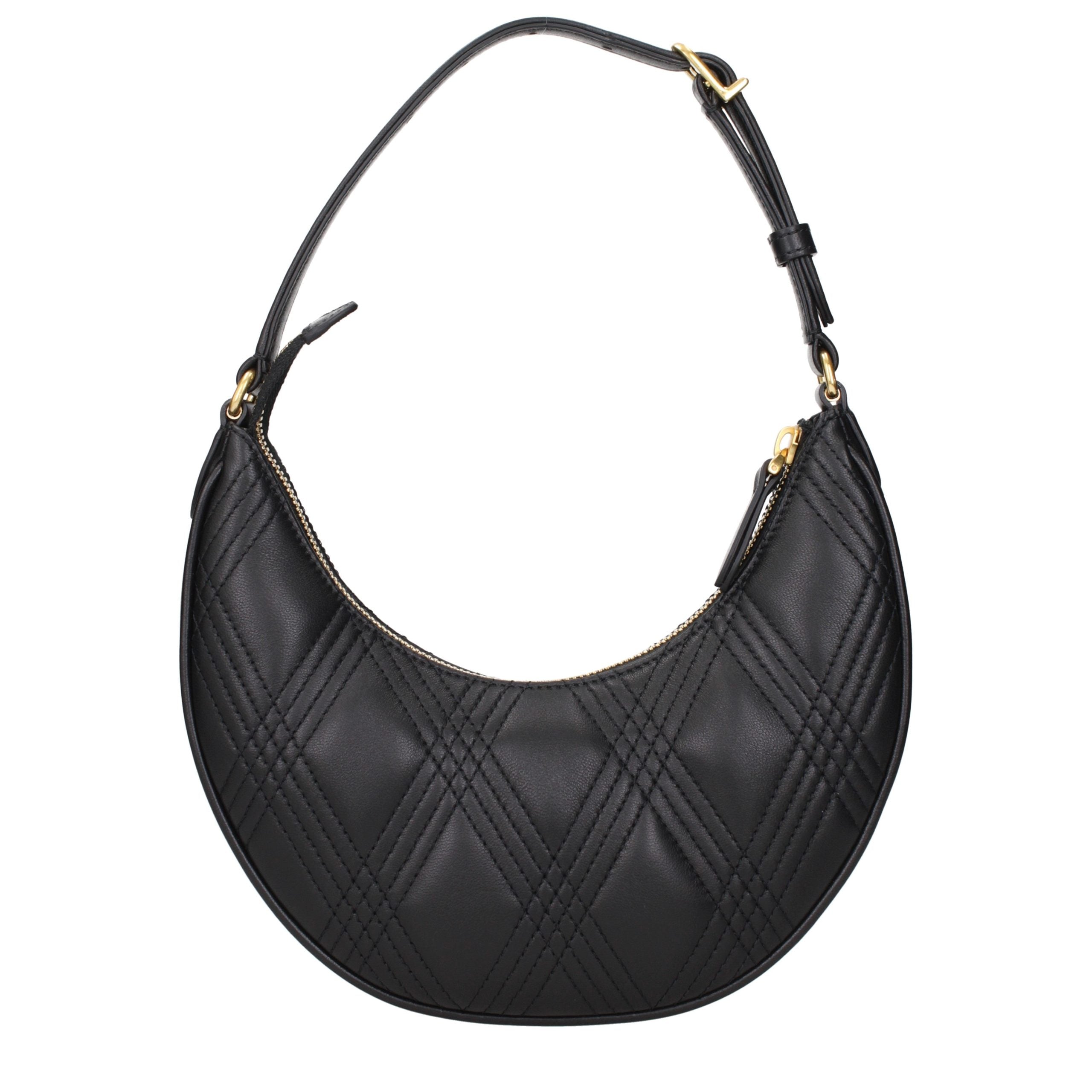 Black Leather Shoulder Bag