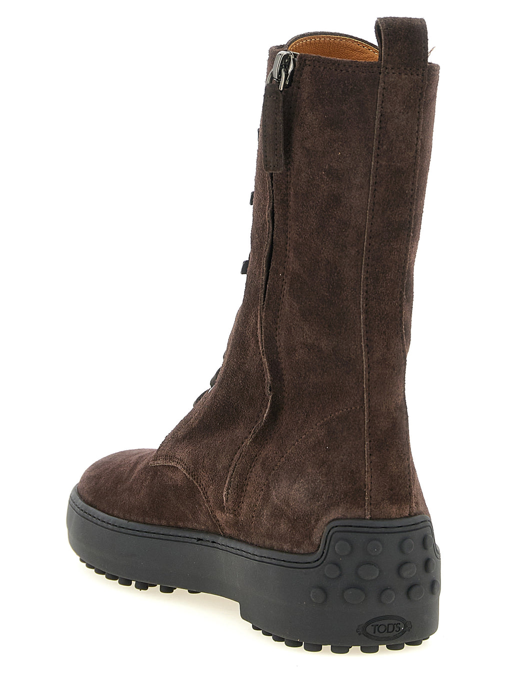 Calfskin Winter Gommino Lace-Up Ankle Boots