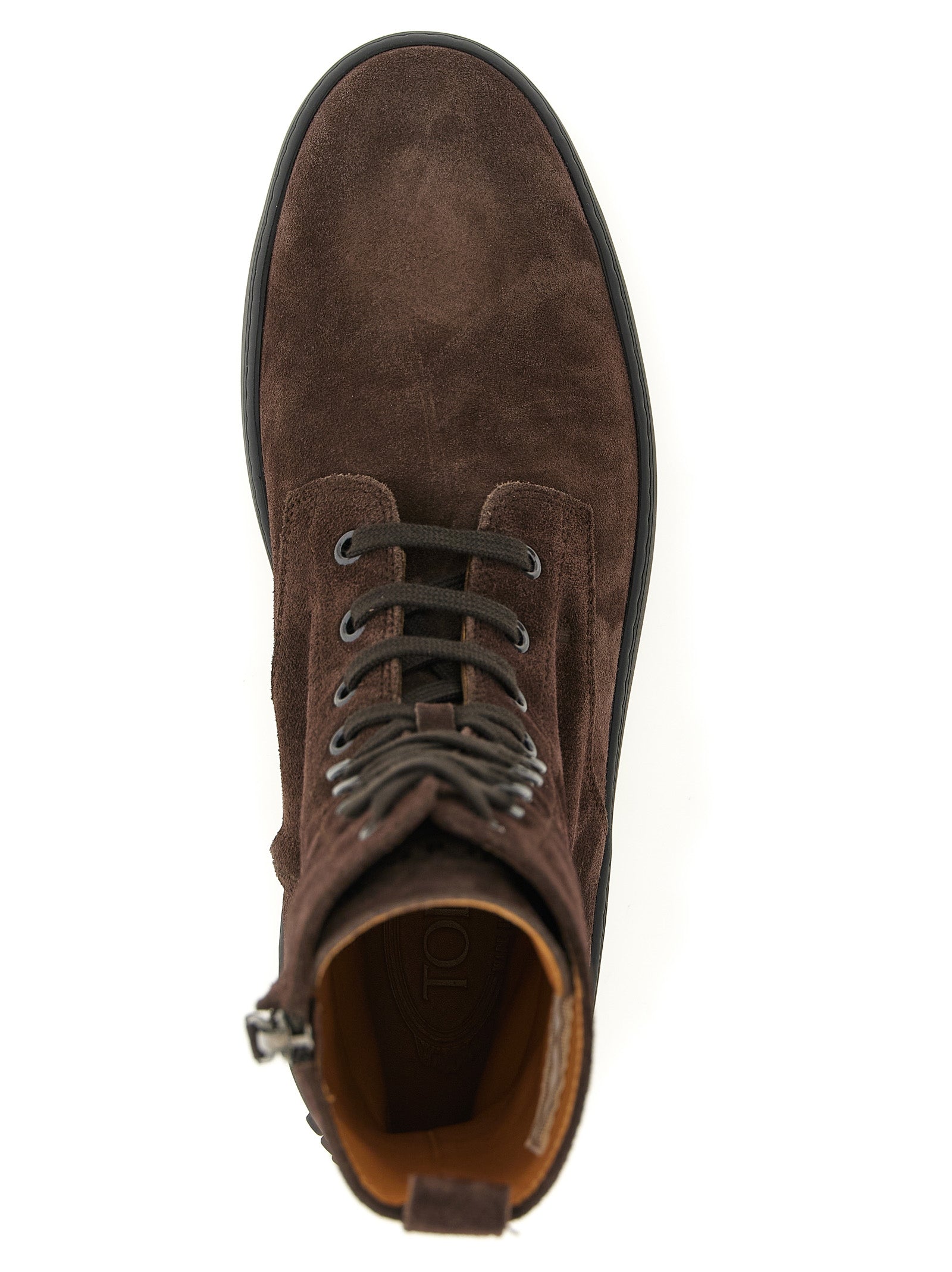 Calfskin Winter Gommino Lace-Up Ankle Boots