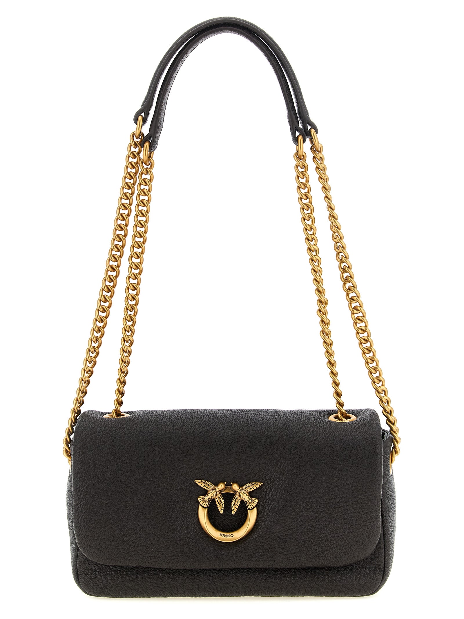 Brown Lamb Leather Love Bag