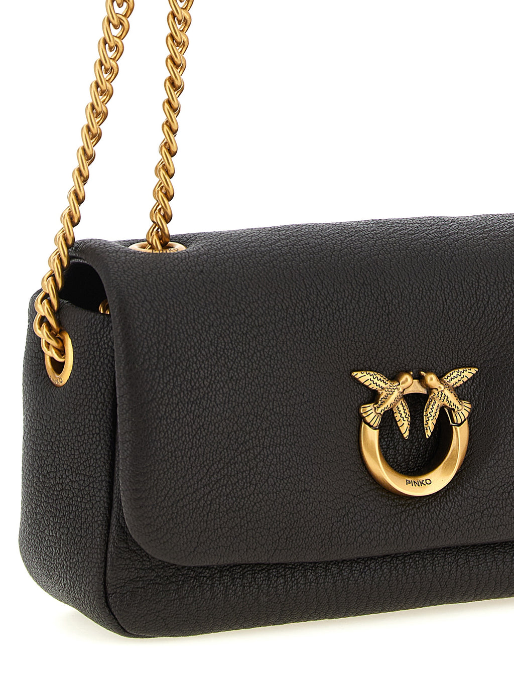 Brown Lamb Leather Love Bag