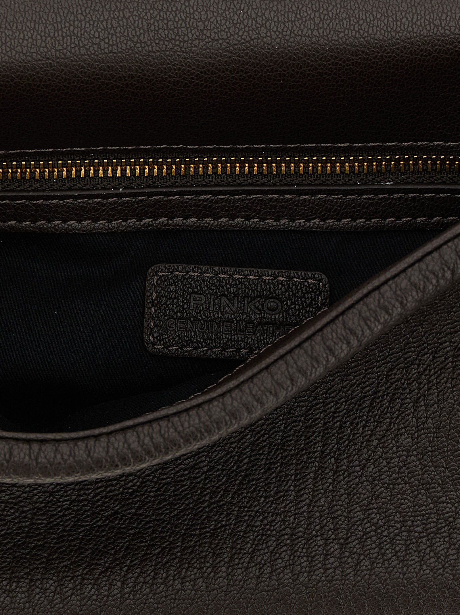 Brown Lamb Leather Love Bag