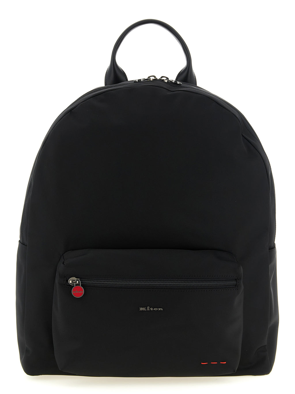 Black Polyamide Technical Canvas Backpack