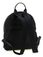 Black Polyamide Technical Canvas Backpack
