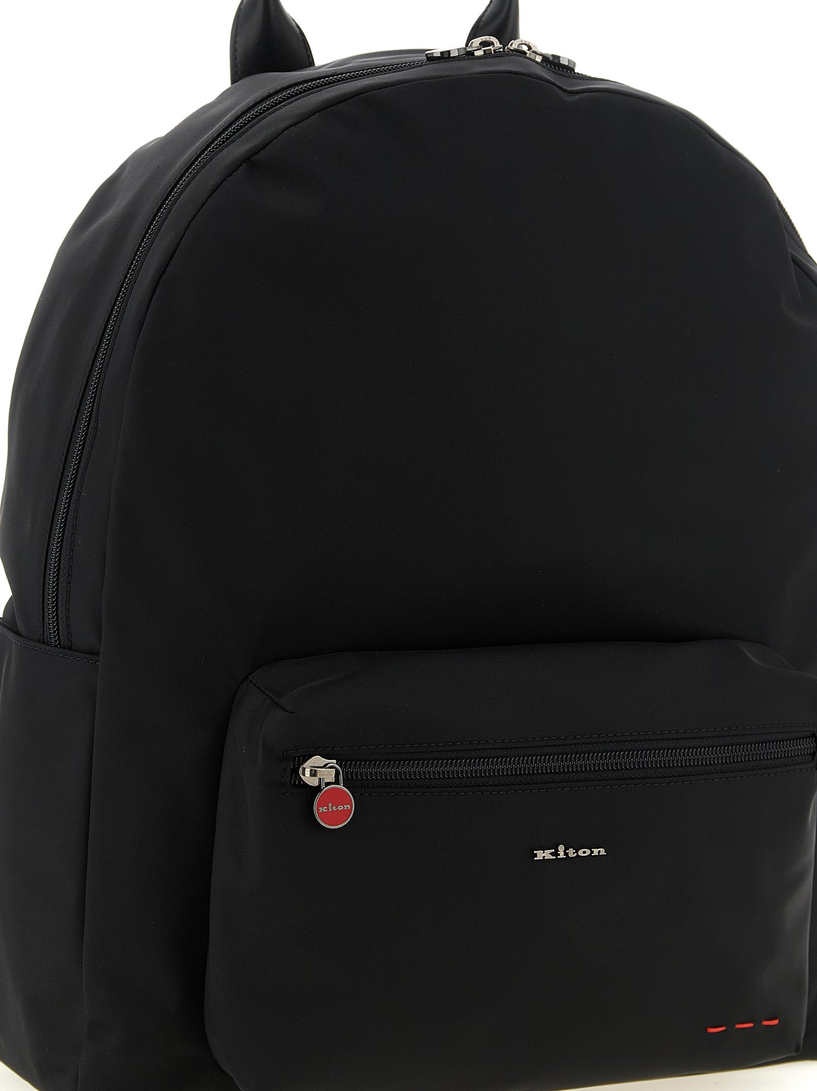 Black Polyamide Technical Canvas Backpack