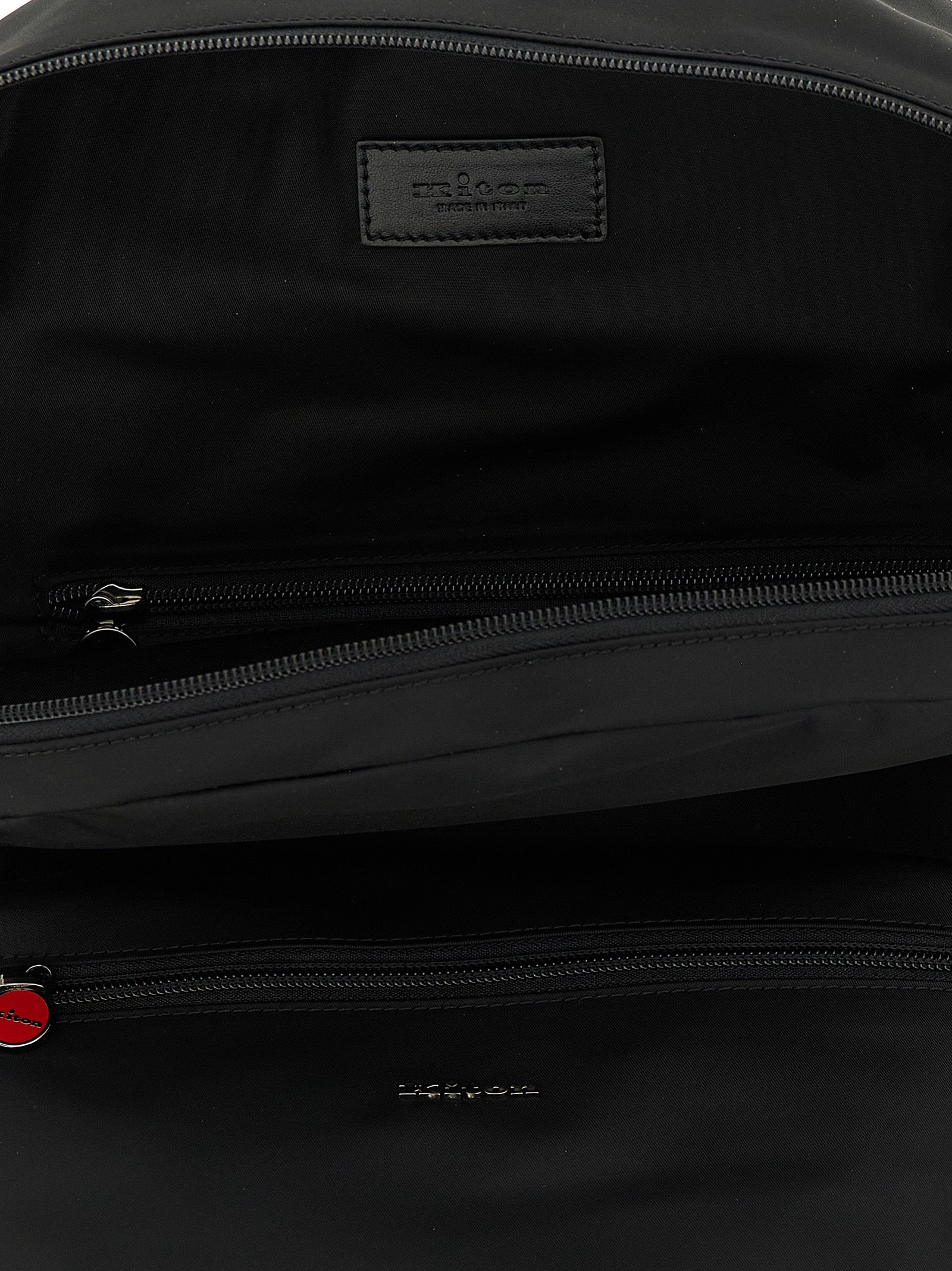 Black Polyamide Technical Canvas Backpack