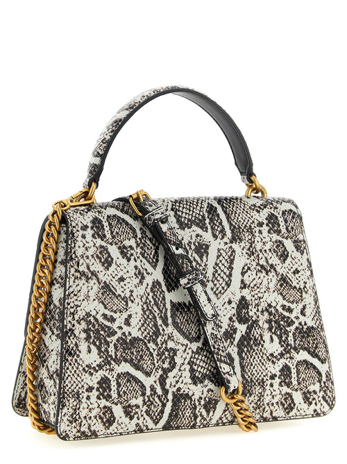 Gray Calfskin Love Bag