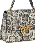 Gray Calfskin Love Bag