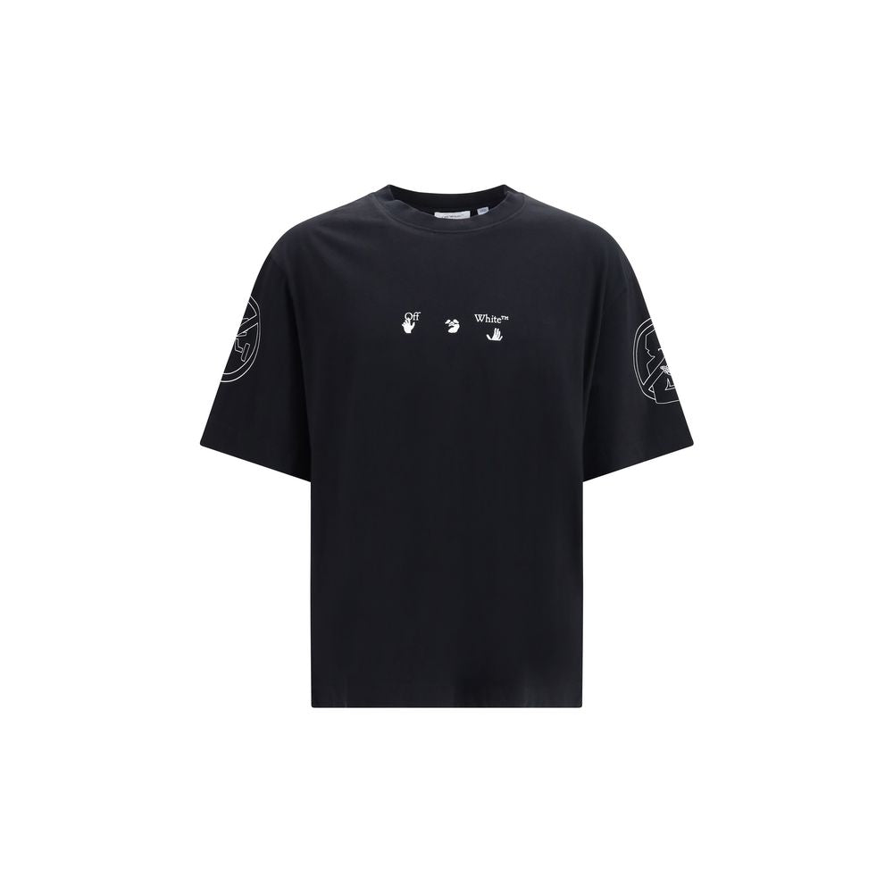 Black Cotton Neighbourhood Skate T-Shirt