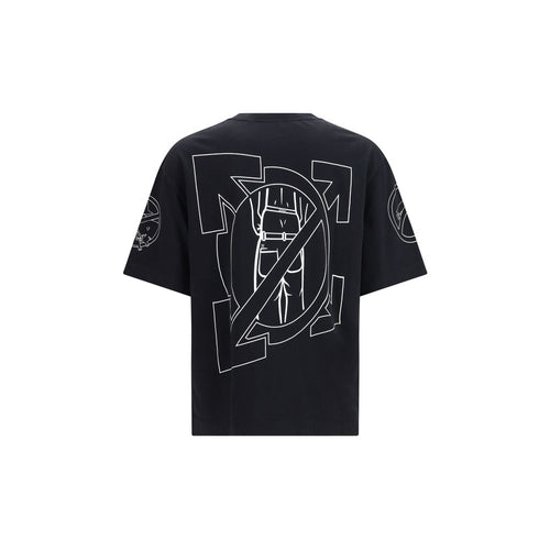 Black Cotton Neighbourhood Skate T-Shirt