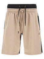 Spices Arrow Overlap Skate Cotton Bermuda Shorts
