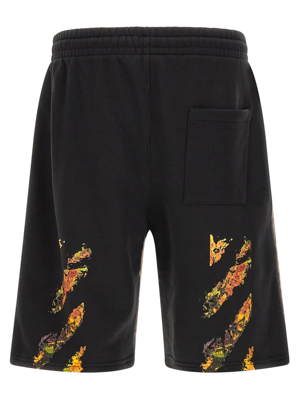 Spices Arrow Overlap Skate Cotton Bermuda Shorts