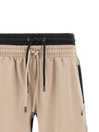 Spices Arrow Overlap Skate Cotton Bermuda Shorts