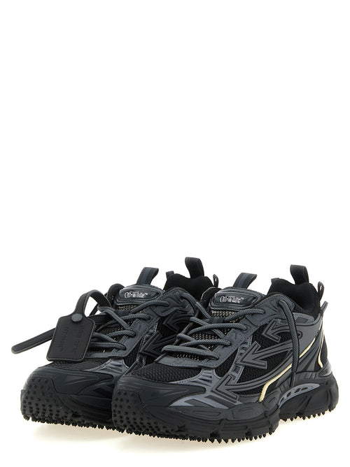 Be Right Back Black Polyethylene Athletic Sneakers