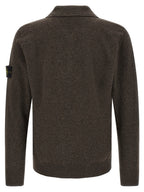 Brown Virgin Wool Polo