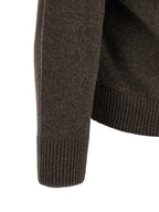 Brown Virgin Wool Polo
