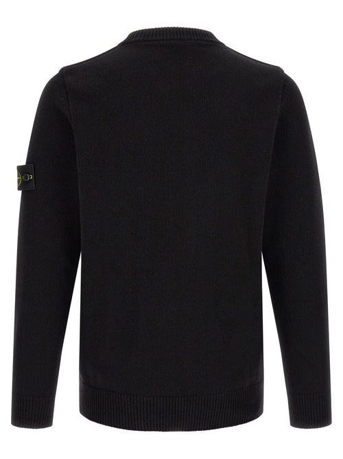 Black Virgin Wool Cardigan
