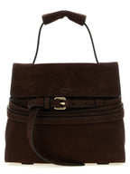 Tie Me Brown Calfskin Handbag