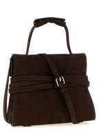 Tie Me Brown Calfskin Handbag