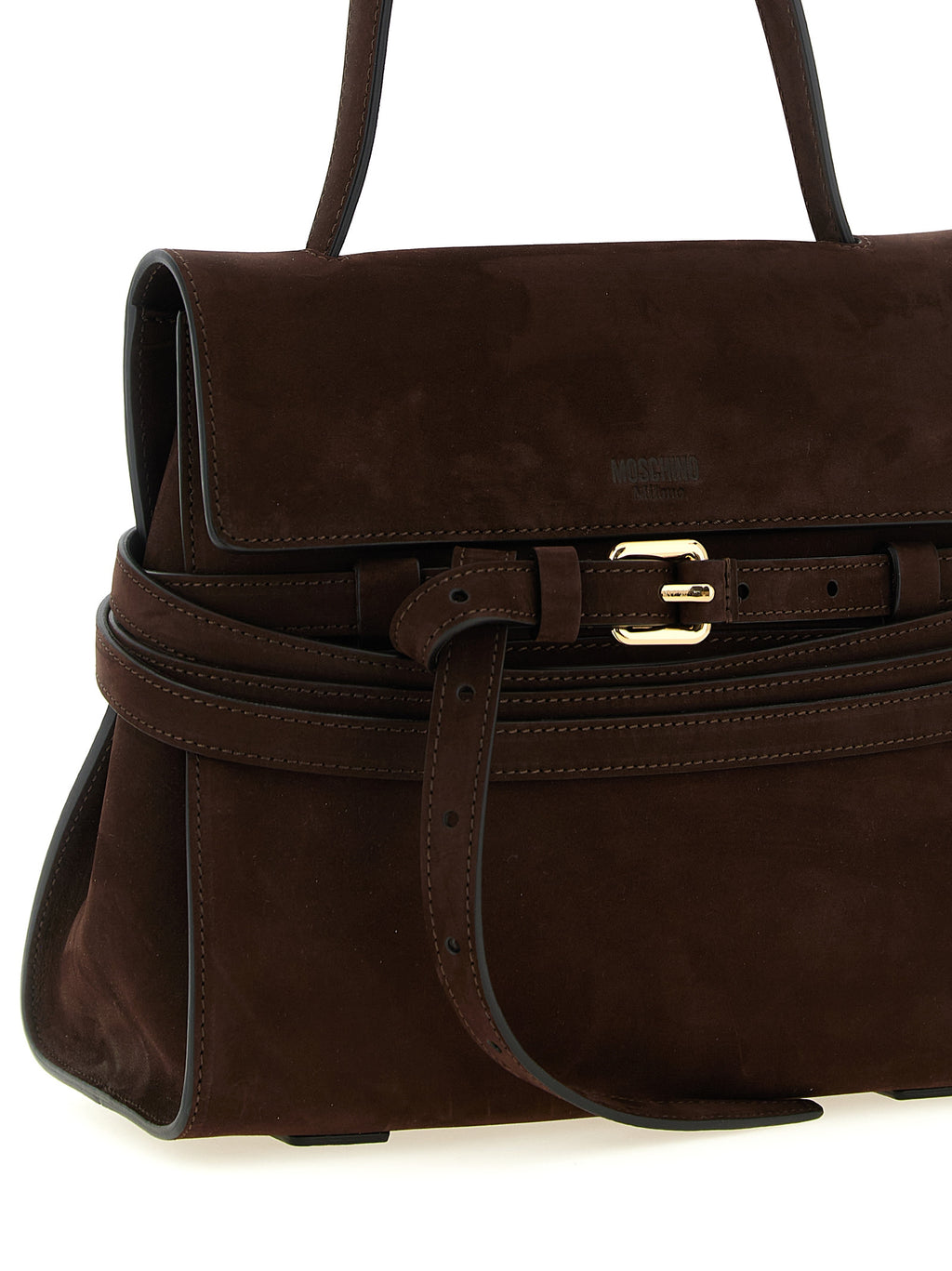 Tie Me Brown Calfskin Handbag
