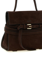 Tie Me Brown Calfskin Handbag