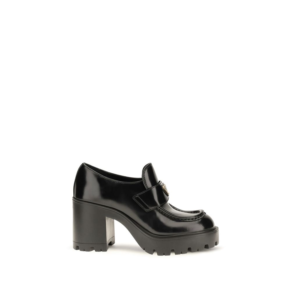 Calf Leather Platform Loafers
