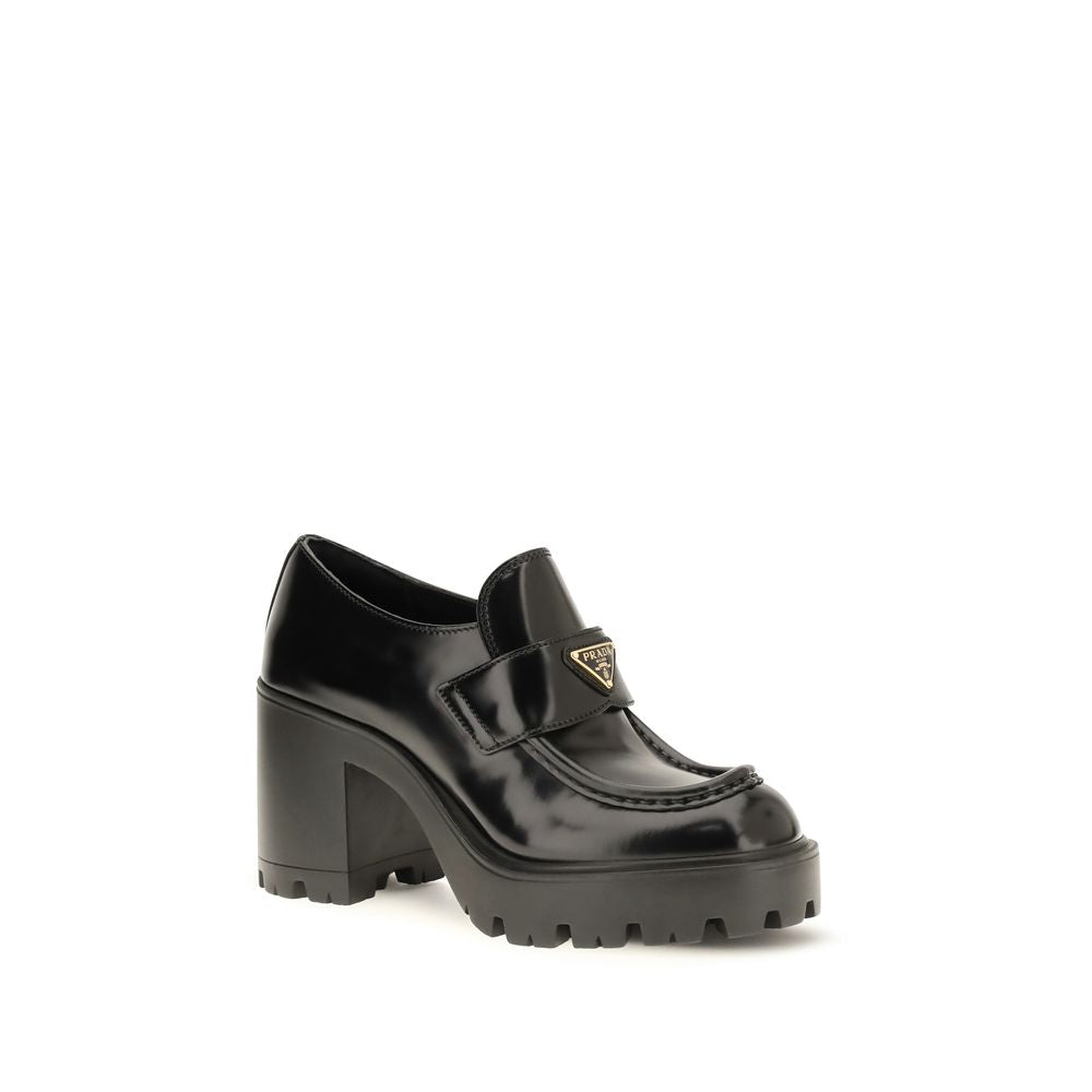 Calf Leather Platform Loafers