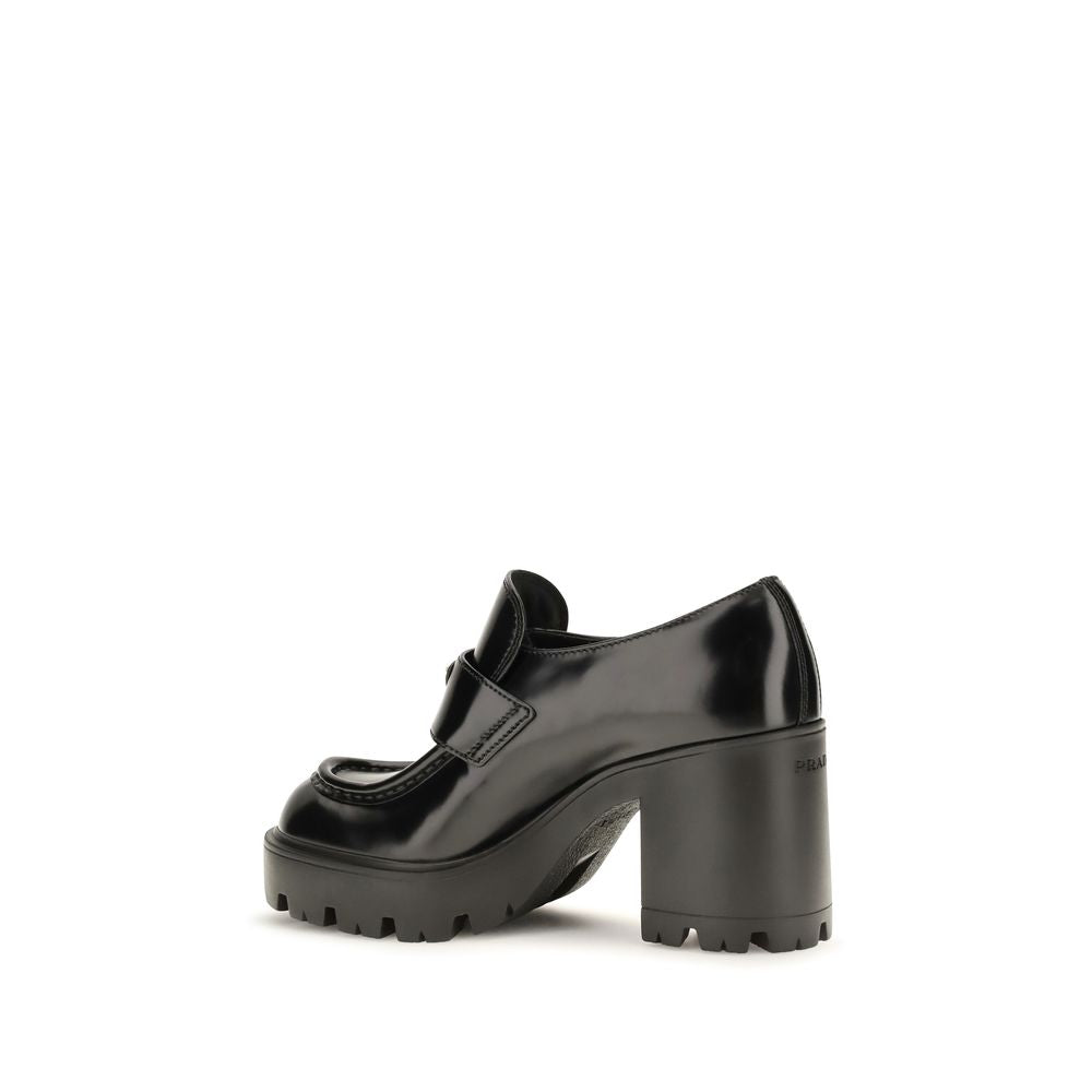 Calf Leather Platform Loafers
