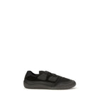 Black Low Top Nylon Sneakers