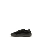 Black Low Top Nylon Sneakers