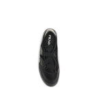 Black Low Top Nylon Sneakers