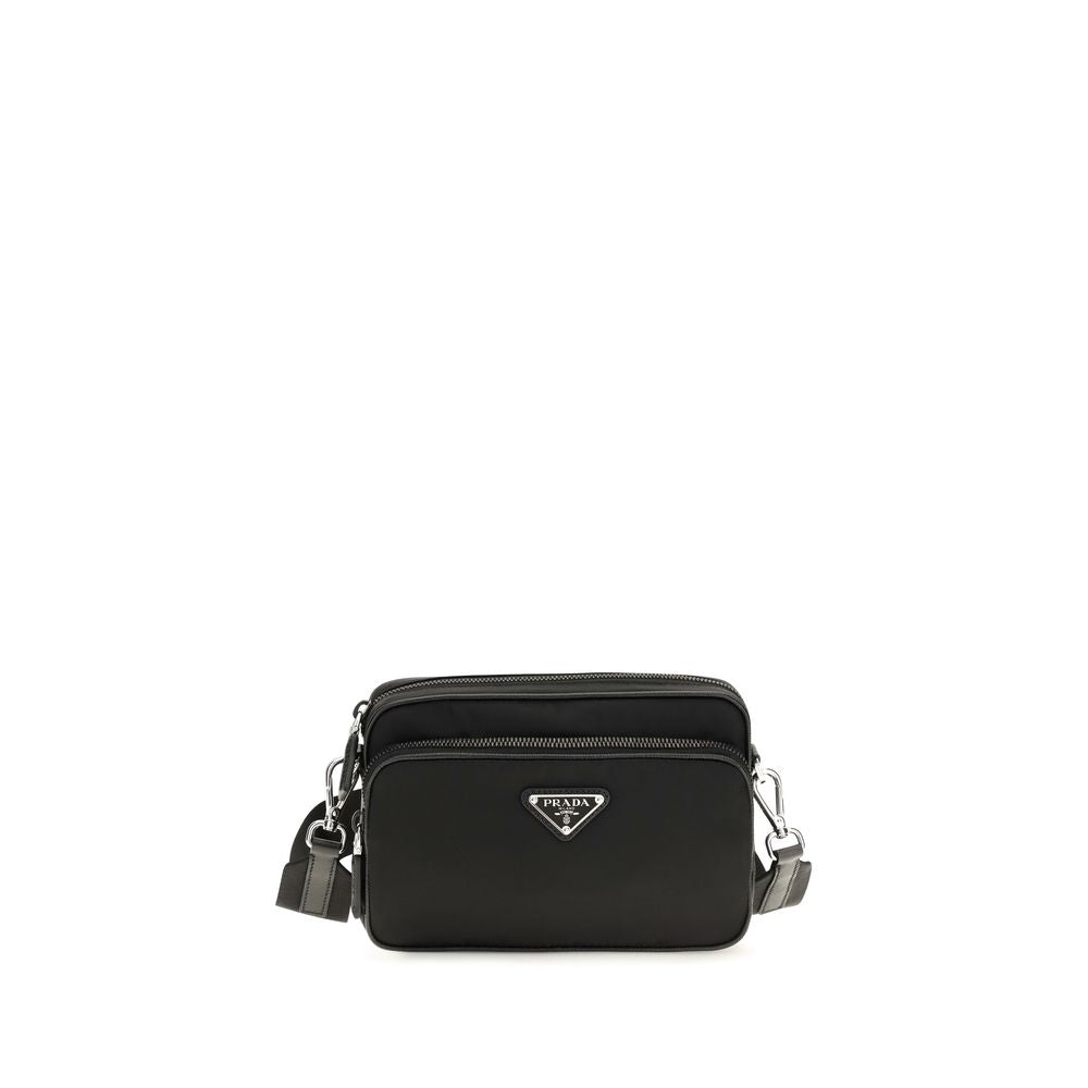 Compact Re‑Nylon Shoulder Bag