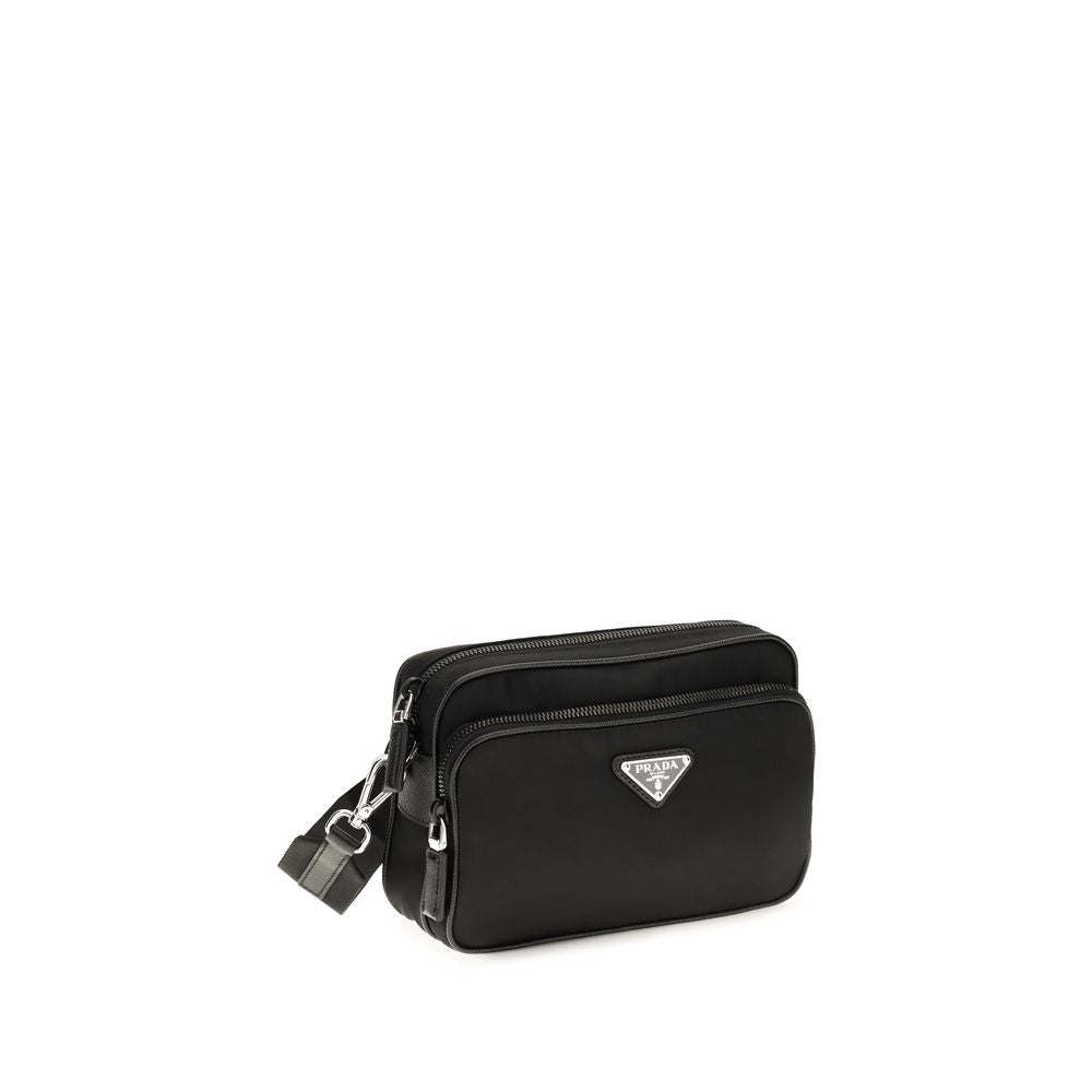 Compact Re‑Nylon Shoulder Bag