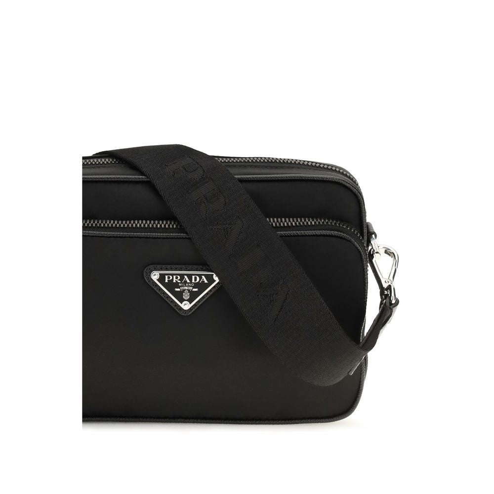 Compact Re‑Nylon Shoulder Bag