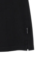 Black Cotton Piquet Polo Shirt