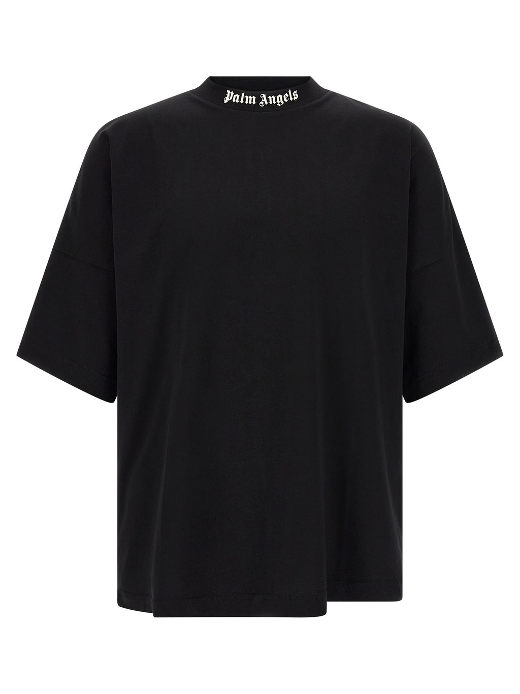 Oversized Black Cotton T-Shirt