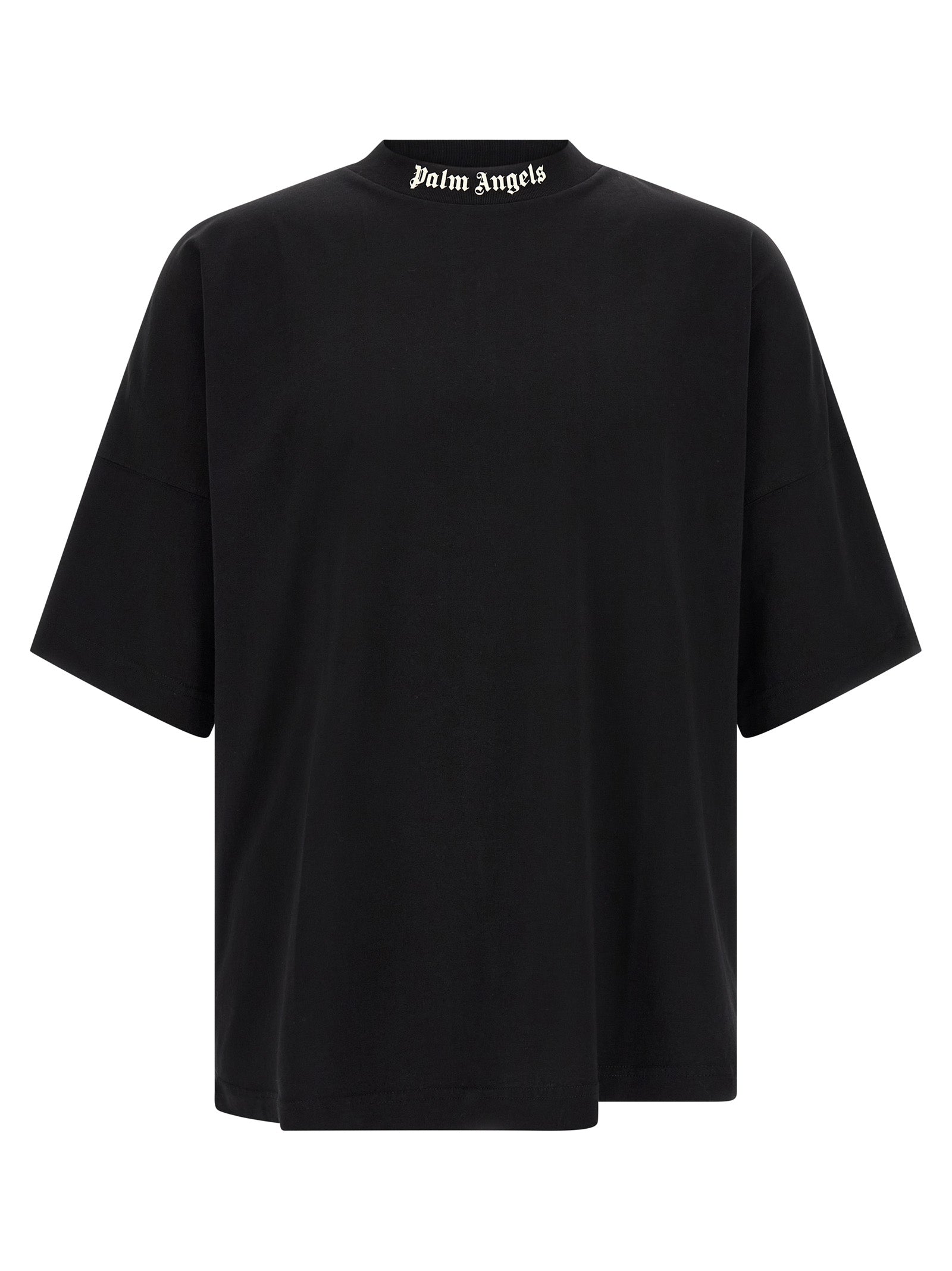 Oversized Black Cotton T-Shirt