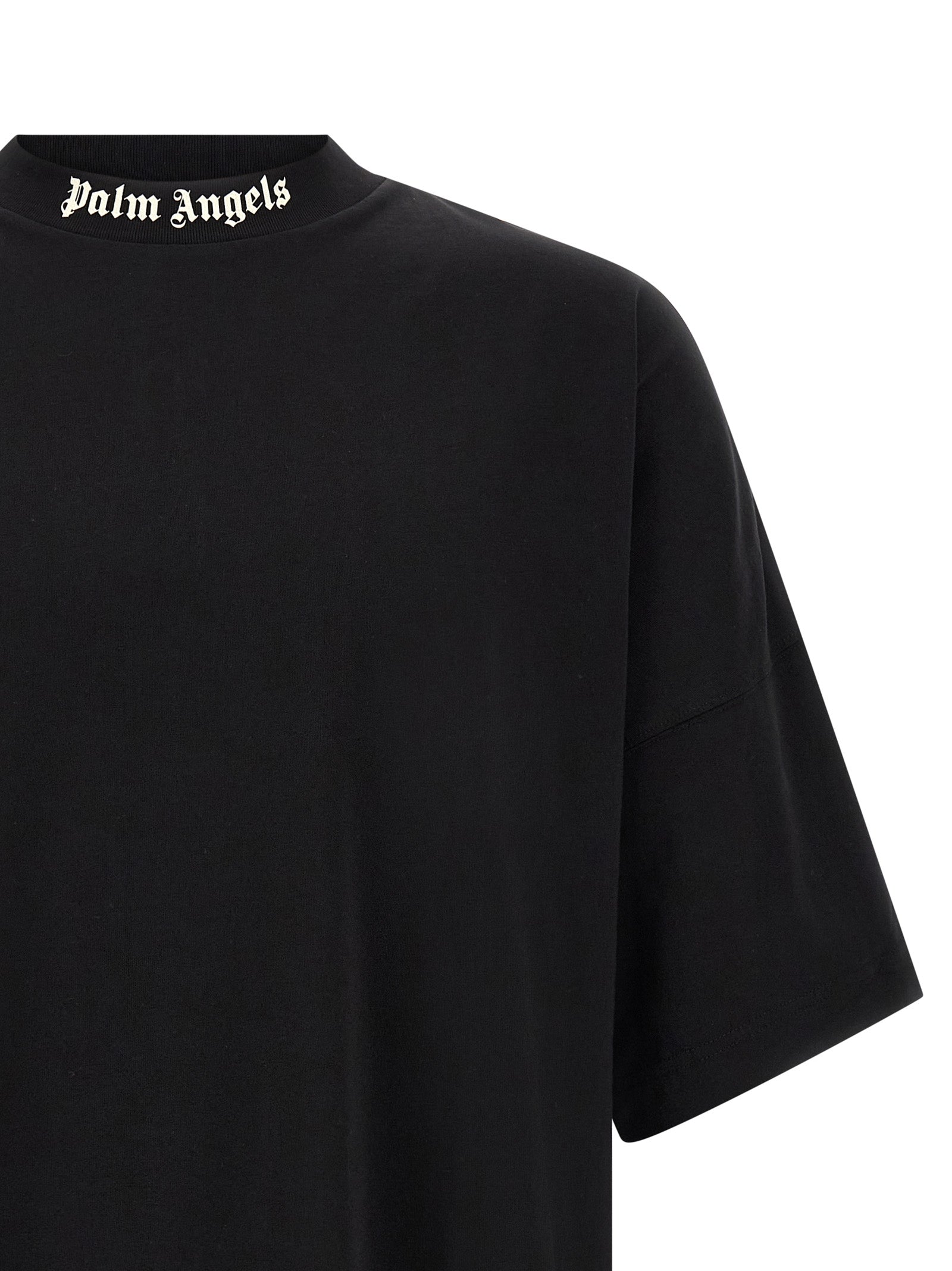 Oversized Black Cotton T-Shirt